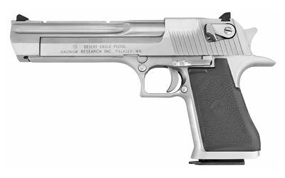DE MK19 44MAG 6" 8RD BRUSH CHROME CA
