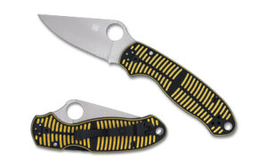 SPYDERCO PARA 3 SALT 2.93" YLW/BLK