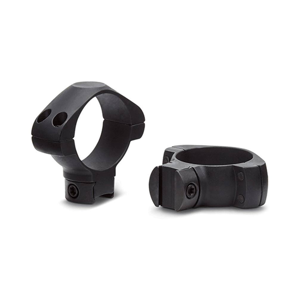 Konus 2-Piece Steel Riflescope Rings for Airguns & .22 Rails 1" High Black