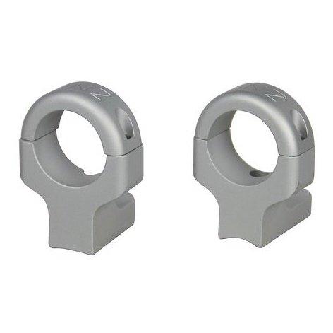 DNZ  Game Reaper 2   2-Piece Scope Mount (2 Screws) - Browning A-Bolt Sako A7 Steyr Long & Short Action - 1" High Silver