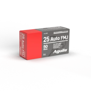 AGUILA 25 AUTO FMJ 50GR 50RD BOX 20 BXS PER CS