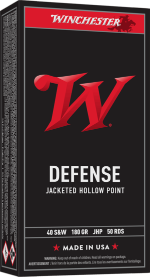 40 S&W 180GR JHP BRASS 50RD BOX