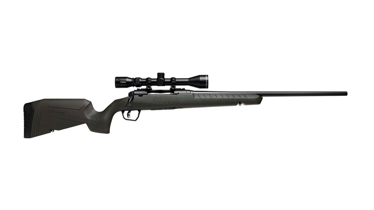 SAVAGE AXIS 2 XP 350 LEGEND RIFLE BOLT 18" GREEN/BLACK SCOPE INCLUDED 1-4RD