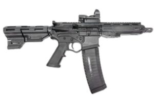 ATI ALPHA MAXX 5.56X45MM PISTOL 7.5" BBL, 7" MLOK BLACK, DUO SIGHT, 1-60RD MAG