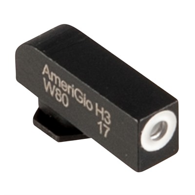 0.180''X0.140'' GREEN W/WHITE OUTLINE SIGHT FOR GLOCK~