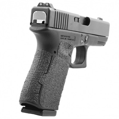 GRIP RUBBER BLACK FOR MED GEN 4 GLOCK~ 19,23,25,32,38