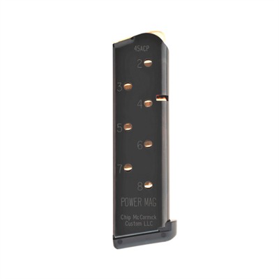 POWER MAGAZINE, 8-ROUND, BLACK