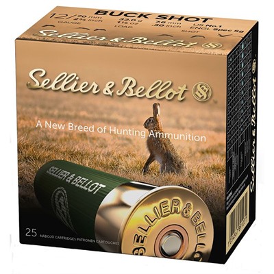 12 GAUGE 2-3/4'' 1-1/8 OZ #1 BUCKSHOT 25/BOX