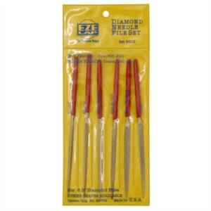 EZE-LAP DIAMOND NEEDLE FILE 600 SET, FINE STEEL