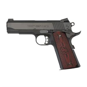 LIGHTWEIGHT COMMANDER 45 ACP 4.25'' BBL (1)8RD MAG BLUED/WOOD