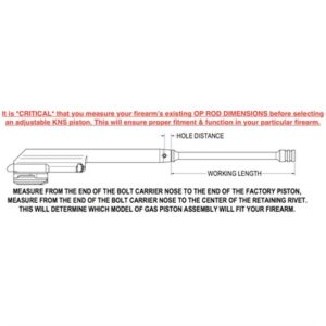 ADJUSTABLE GAS PISTON SYSTEM GALIL ACE RIFLESMALL BORE