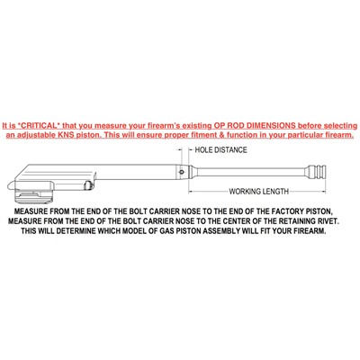 ADJUSTABLE GAS PISTON SYSTEM GALIL ACE RIFLESMALL BORE