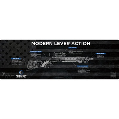 GUN MAT LEVER ACTION SERIES 36''X12'' BLACK