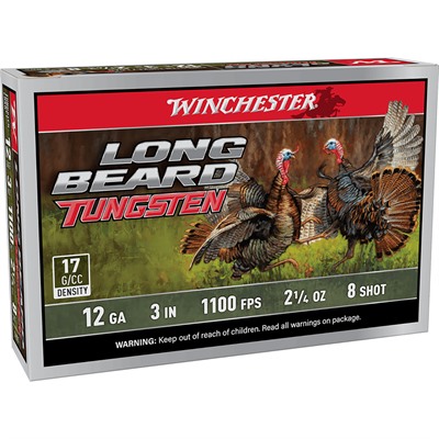 LONG BEARD TUNGSTEN 12GA 3'' 2-1/4OZ #8 SHOT 1100 FPS 5/BOX