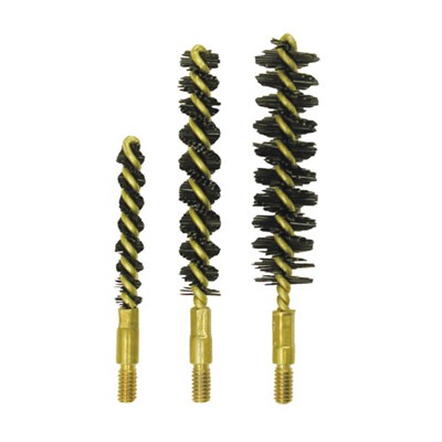 NYLON PISTOL BORE BRUSH, 10MM/40/41 CALIBER, 8-32M, 12 PACK