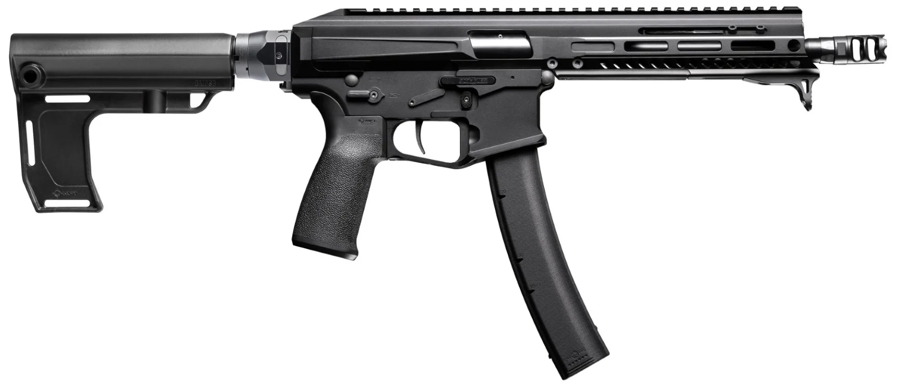 POF USA PHOENIX PSTL 9MM 8" BLK BRACE#