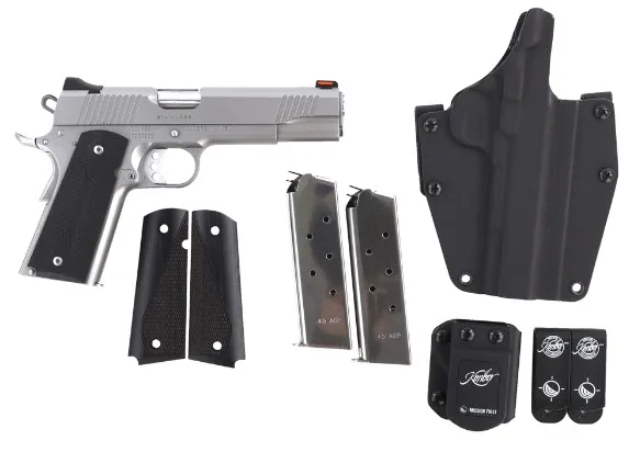 Stainless II .45 ACP 5" SS/Black 7-rd CA