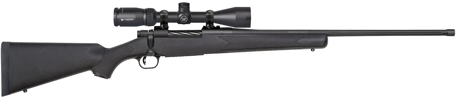 Mossberg 28123 Patriot  300 Win Mag 3+1 24" Black Black Right Hand