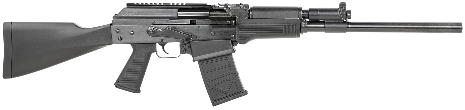 JTS Shotgun M12AK M12AK  12 Gauge Semi-Auto 3" 5- 2.75" Shells, 18.70" Black Steel Barrel, Black Receiver, Black Fixed Synthetic Stock, Black Polymer Grip