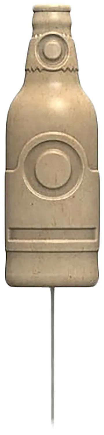 Birchwood Casey 3DSTBTL 3D Stake Target  Beige Bottle 6 Pack