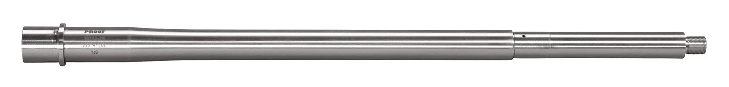 Proof Research 130384 AR-Style Barrel 6mm Arc 20" Rifle +1 Length Gas System 1:7.50" Twist 4 Grooves, 5/8"-24 tpi, Stainless Stainless