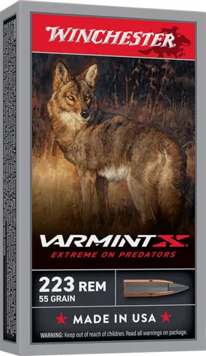 Winchester Ammo X223PXP Varmint X  223Rem 55gr Extreme Point 20 Per Box/10 Case