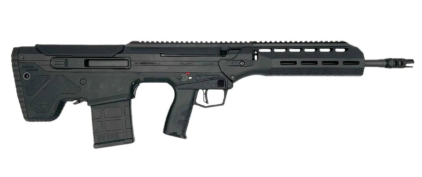 Desert Tech WLVRFA2020B WLVRN  308 Win/7.62 NATO 20+1 20" Black Steel Threaded Barrel, Black Hard Coat Anodized Picatinny Rail Aluminum Receiver, M-LOK Handguard, Black Polymer Chassis, Ambidextrous