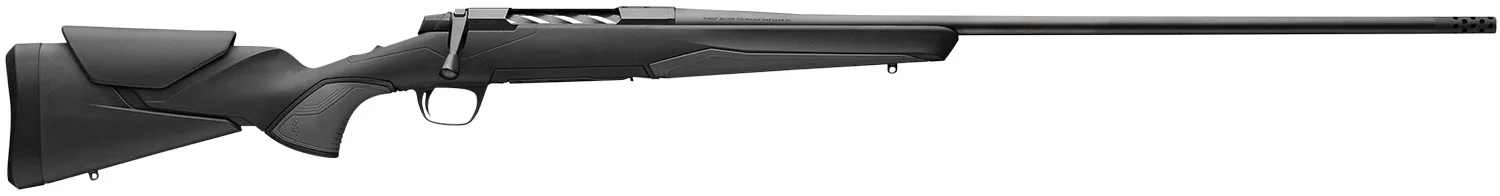 Browning 036003298 X-Bolt 2 Hunter Full Size 7mm PRC 3+1 24" Matte Black Threaded Sporter Barrel, Matte Black Drilled & Tapped Steel Receiver, Black Adjustable Vari-Tech w/Grip Module Synthetic Stock