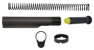 TacFire MAR047PCCAP Mil-Spec Buffer Tube  Black Matte