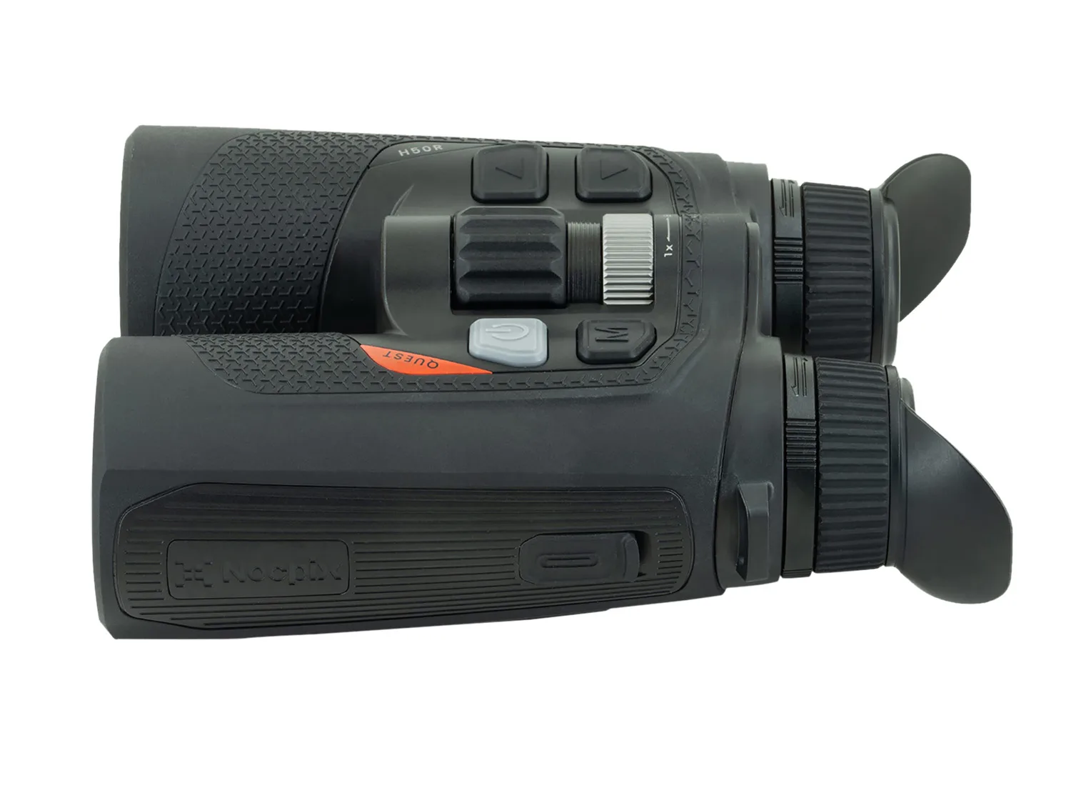 Nocpix QUESTH50R Quest H50R LRF Thermal Rangefinding Binocular Black 4x50mm, 640x480 12 Microns 60Hz Resolution, Zoom Digital 8x