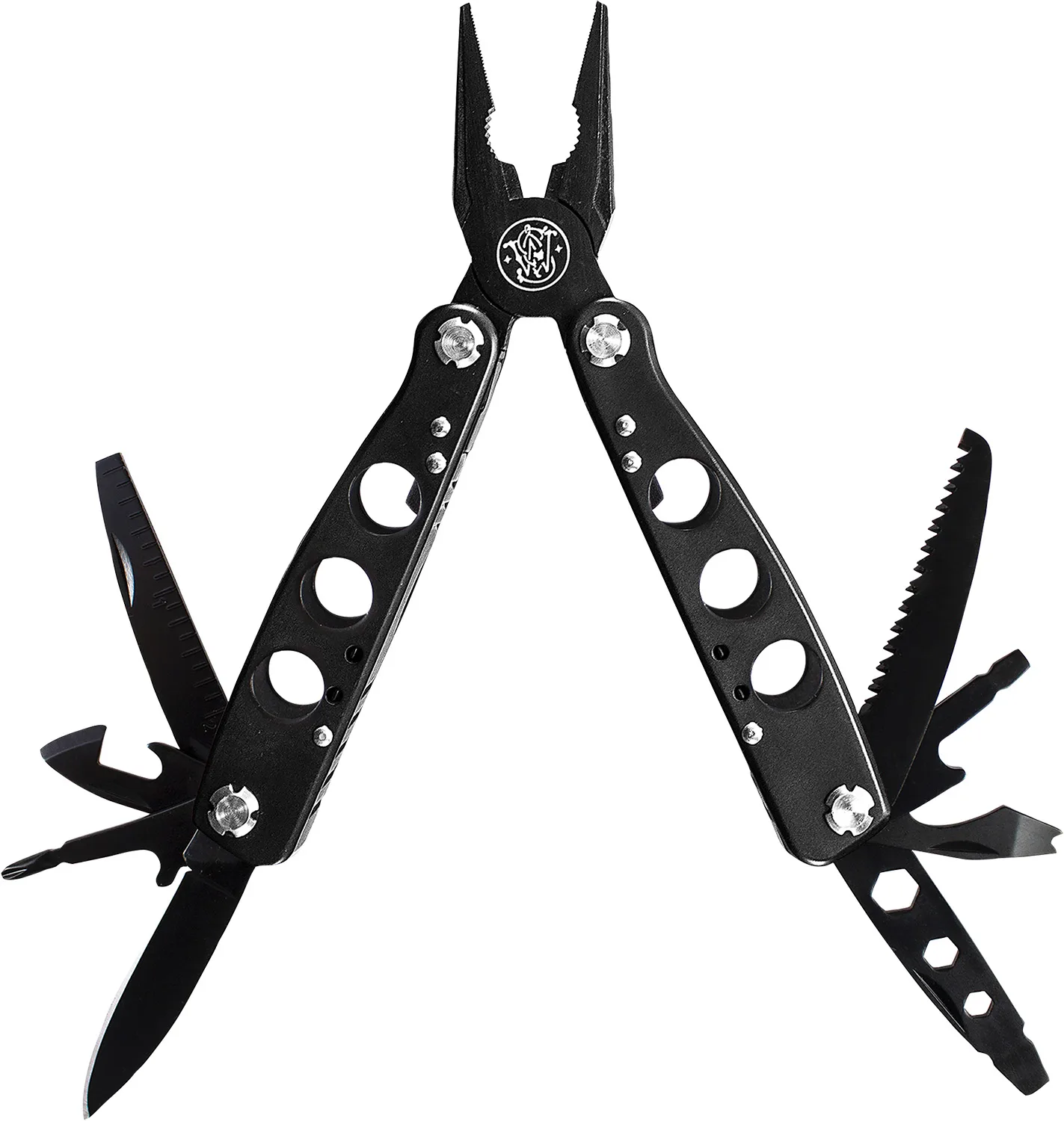 Smith & Wesson Knives SWMT1CP Multi-Tool  Black 6.50" Long Includes Case