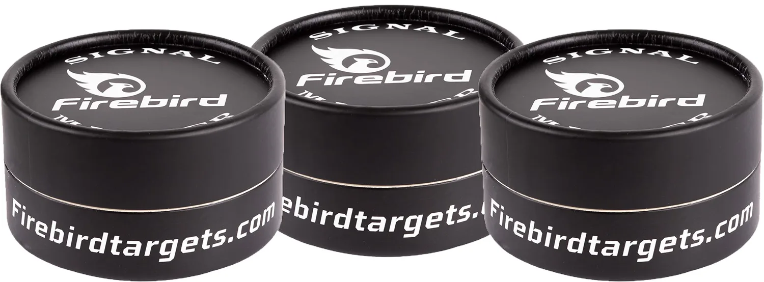 Firebird USA SMO Signal Marker Moving Trajectory/Static Orange Universal Firearm 65mm 3 Pack