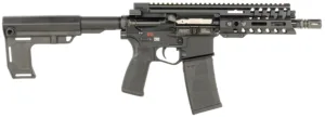 Patriot Ordnance Factory 2169 P415 Edge 5.56 NATO 30+1 7.25" Black Nitride Threaded Barrel, Black Anodized Aluminum Receiver