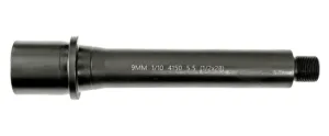 Lead & Steel Llc LS9MM5.5-28 AR9  9mm Straight Profile Black Nitride Chrome Moly Vanadium