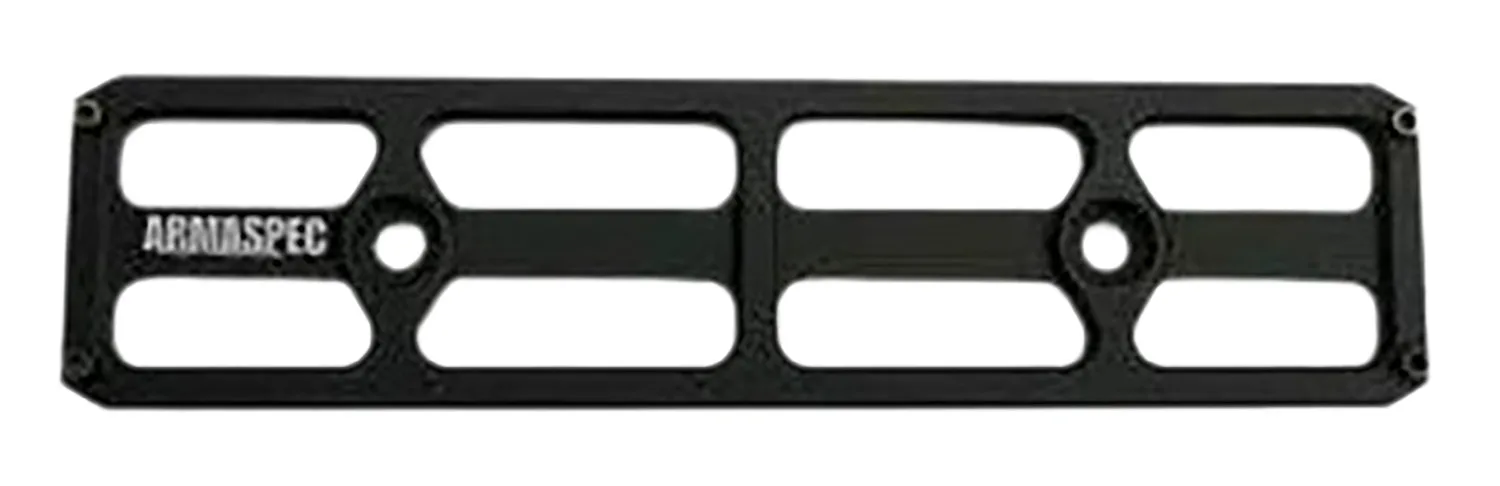 Armaspec ARM621-6 ARCA Rail 6 Slot M-LOK  Black Aluminum Compatible w/ AR-15/10 MLOK Rails