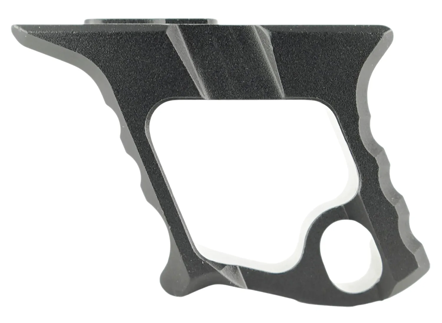 Tyrant CNC TD772BLKM1 Handstop Halo Black Aluminum Fits AR15