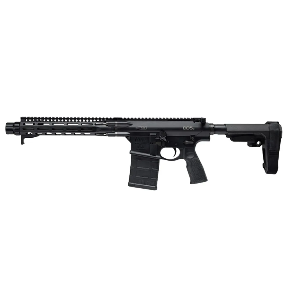 Daniel Defense 0208830157047 DD5  7.62x51mm NATO 12.50" Black Threaded Barrel, Black M-LOK Handguard, Black Polymer Grip,