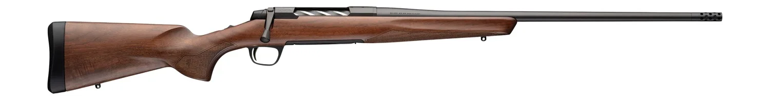 Browning 036128218 X-Bolt 2 Hunter 308 Win 4+1 22" Matte Blued Threaded Barrel & Steel Drilled & Tapped Receiver, Satin Black Walnut Fixed Stock, Right Hand