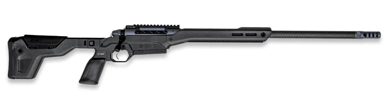 Weatherby 3WAMC7MMBR18B 307 Alpine MDT SB 7mm BC 3+1 16" Graphite Black Cerakote Fluted Threaded Carbon Barrel, Graphite Black Cerakote Steel Drilled & Tapped Receiver, Arca Rail Forend, Black HNT26 M