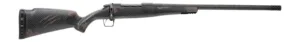 Fierce Firearms RGESC25CM18BTS Carbon Rogue 25 Creedmoor 3+1 18" Carbon Fiber Match Grade Threaded Barrel, Black Cerakote Stainless Steel Drilled & Tapped Receiver, Trophy Camo LR Negative Comb Carbon