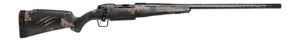 Fierce Firearms ROGSCX22CM22BT Carbon Rogue XP 22 Creedmoor 3+1 22" Carbon Fiber Match Grade Threaded Barrel, Black Cerakote Steel Drilled & Tapped Receiver, BiPod Rail Forend, Trophy Camo Fixed Carbo