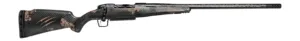 Fierce Firearms ROGSCX7PRC22BT Carbon Rogue XP 7mm PRC 3+1 22" Carbon Fiber Match Grade Threaded Barrel, Black Cerakote Steel Drilled & Tapped Receiver, BiPod Rail Forend, Trophy Camo Fixed Carbon Fib
