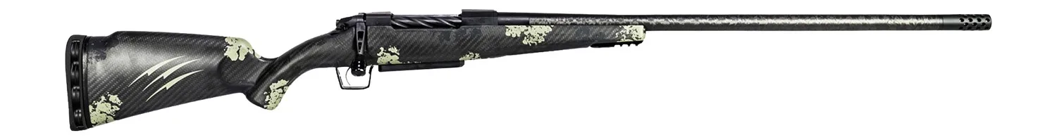 Fierce Firearms ROGSCX300PRC24BF Carbon Rogue XP 300 PRC 3+1 24" Carbon Fiber Match Grade Threaded Barrel, Black Cerakote Steel Drilled & Tapped Receiver, BiPod Rail Forend, Forest Camo Fixed Carbon F