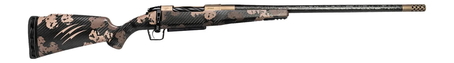 Fierce Firearms ROGSCX300PRC24BRS Carbon Rogue XP 300 PRC 3+1 24" Carbon Fiber Match Grade Threaded Barrel, Smoked Bronze Cerakote Steel Drilled & Tapped Receiver, BiPod Rail Forend, Sonora Ambush Cam
