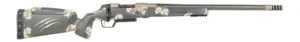 Fierce Firearms  CT Rival XP 2.0 25 Creedmoor 20" Carbon Fiber Threaded Barrel, Smoked Bronze Cerakote Titanium Drilled & Tapped Receiver, Integral Rail Forend, Desert Shadow Camo Adj Comb Carbon Fibe