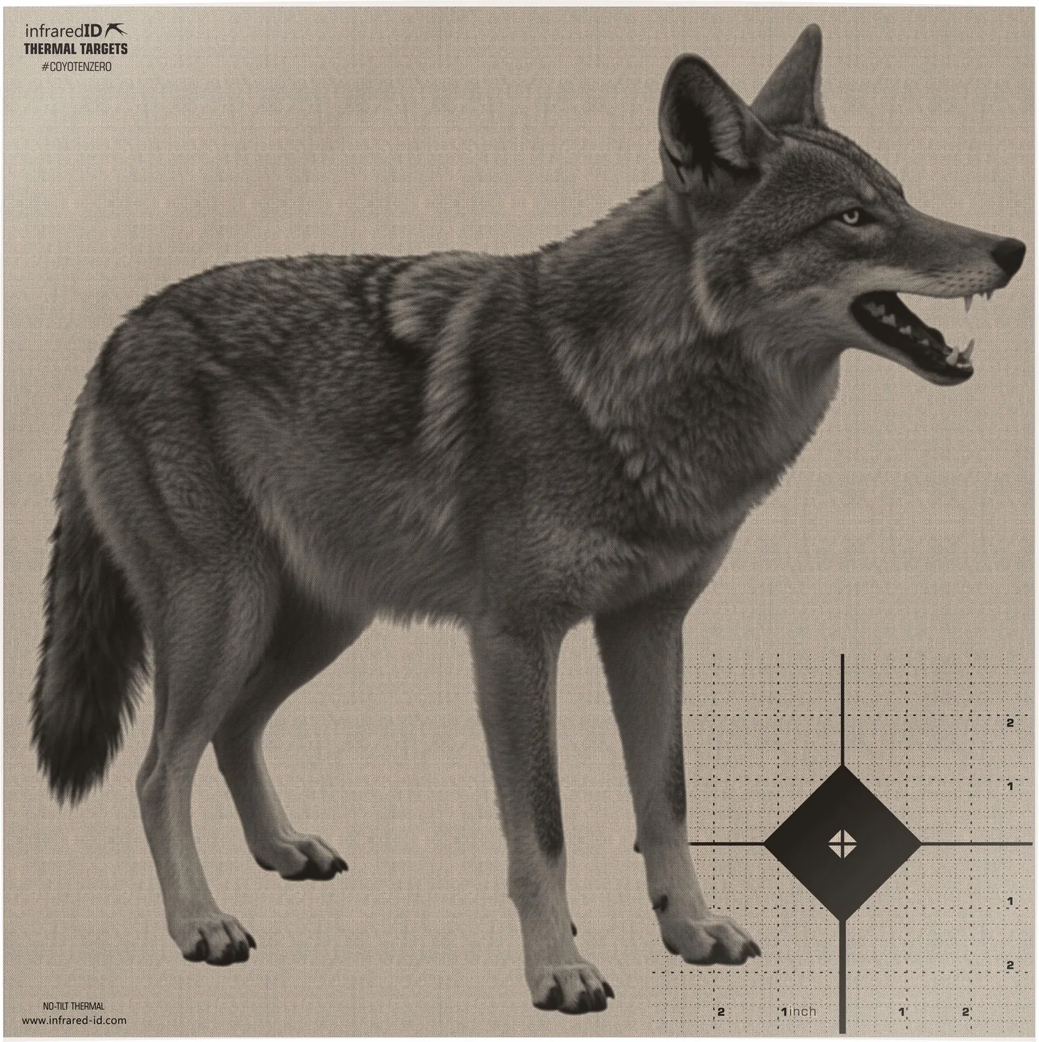 INFRARED-ID COYOTENZERO THERM TARGT COY+ZERO 1+50