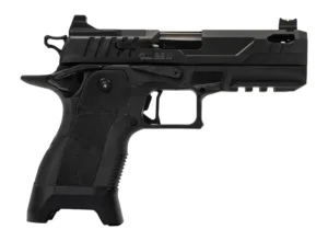 Oa Defense  2311 Pro w/Plus Kit Compact Frame 9mm Luger 17+1 4.25" Black Ported Barrel, DLC Black Steel Optic Ready/Serrated Slide, Black Aluminum Frame w/Picatinny Rail, Black Polymer Grip, Ambidextr
