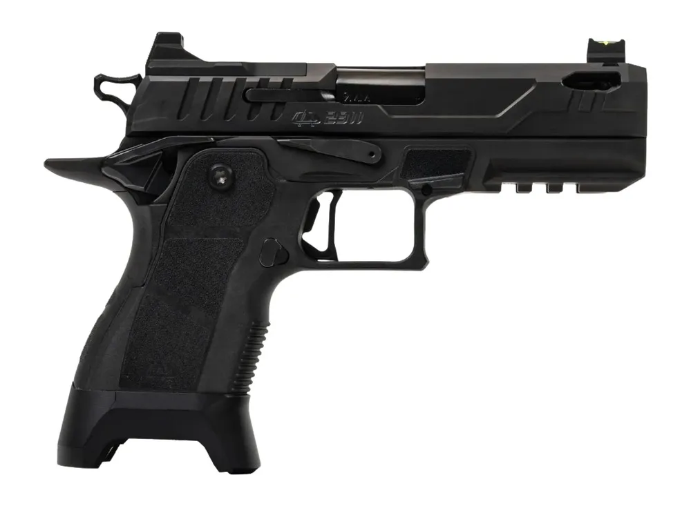Oa Defense 2311 Pro w/Plus Kit Compact Frame 9mm Luger 17+1 4.25" Black DLC Black Steel Optic Ready/Serrated Slide, Black Aluminum Frame w/Picatinny Rail, Black Polymer Grip, Ambidextrous