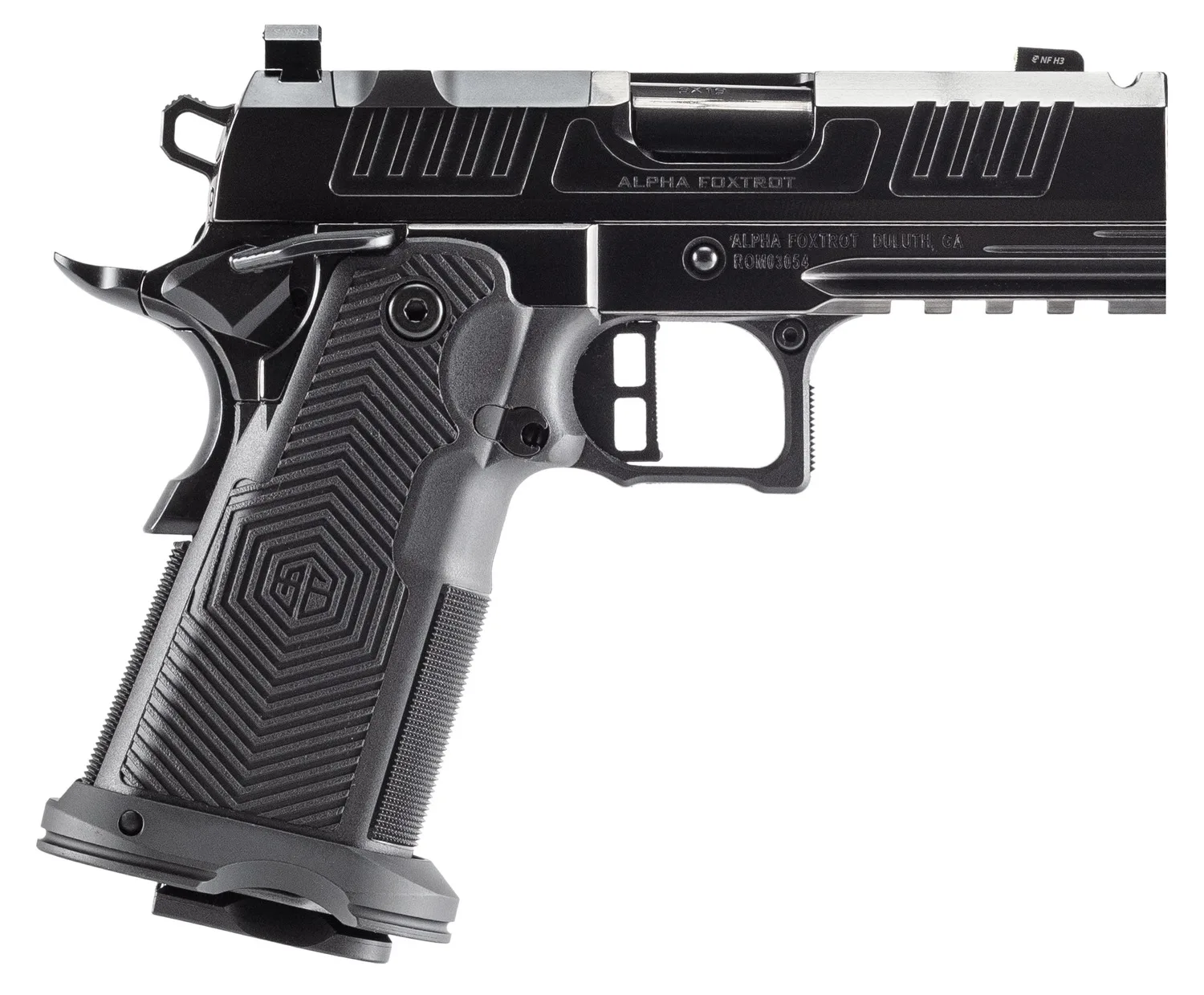 Alpha Foxtrot AA39X1QMH-PDBK19 AF1911 Romulus 9mm Luger 3.50"