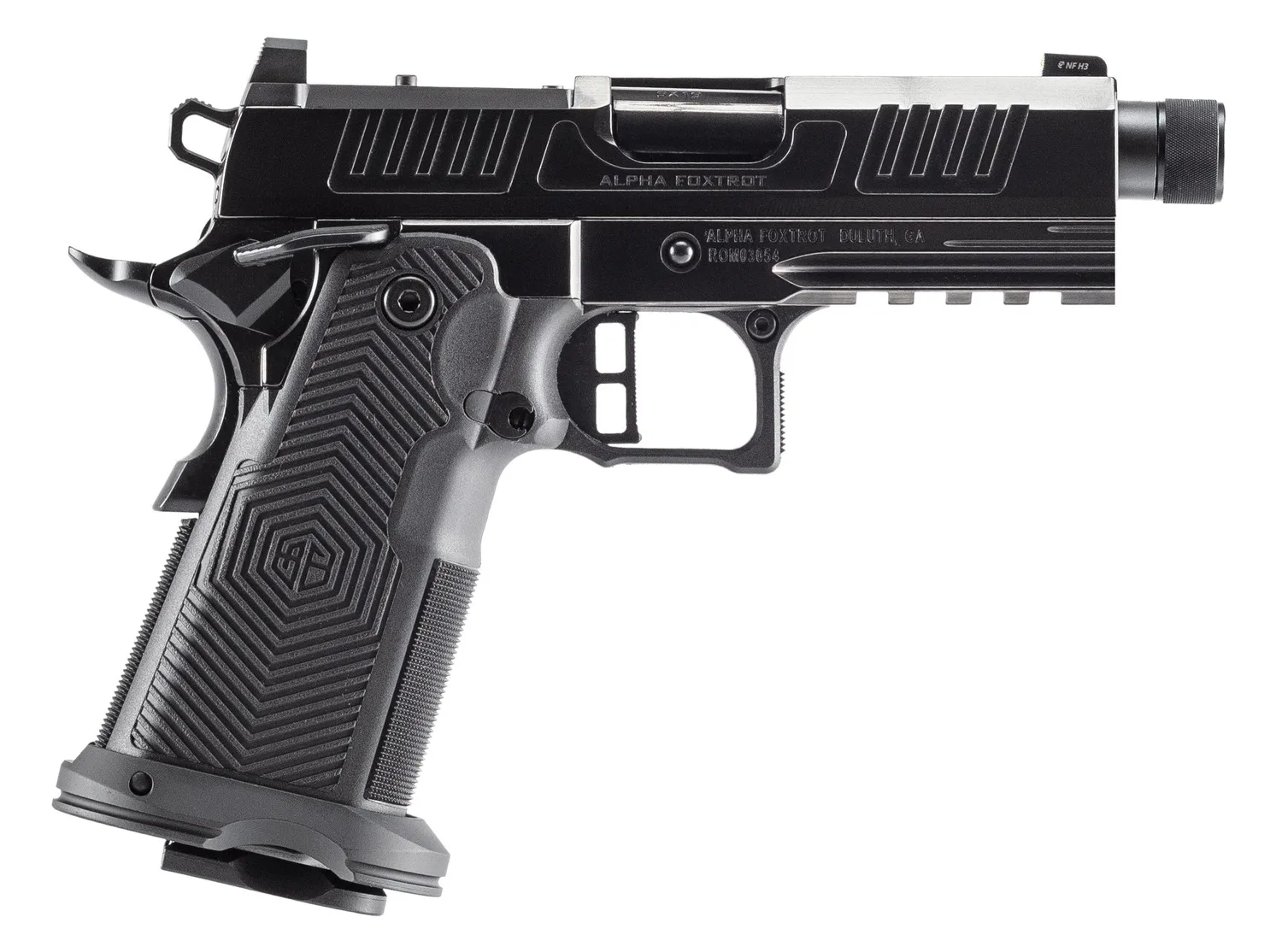 Alpha Foxtrot AA39X1QIB-PDBK19 AF1911 Romulus 9mm Luger 3.50"